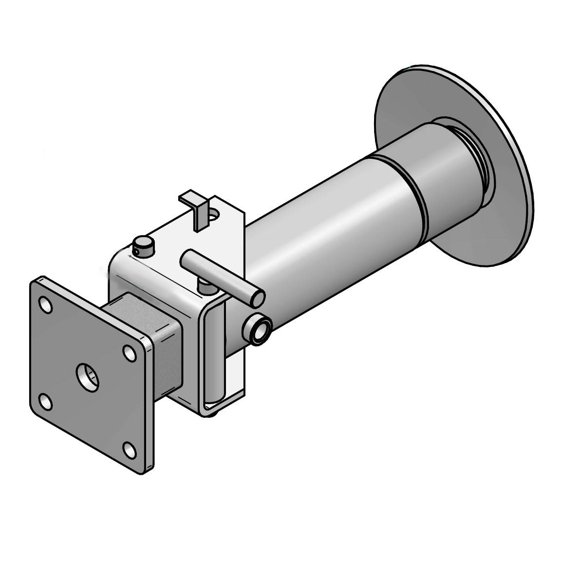 Stützfuß hydraulisch