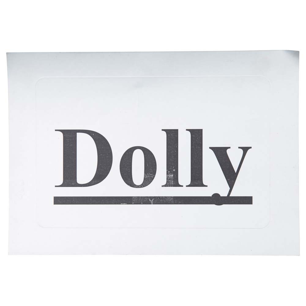 Aufkleber "Dolly"